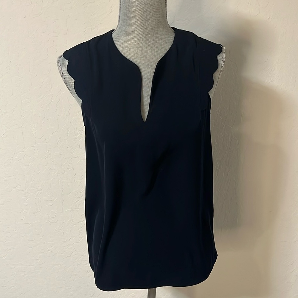 Navy Blue Blouse